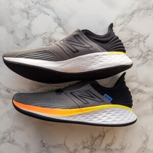 EUC New Balance ROAV slip on running shoe big kids size 3 k